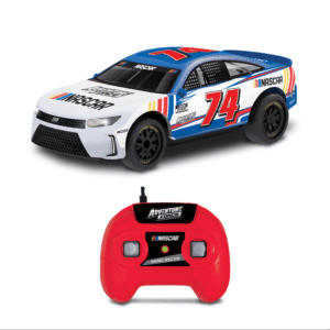 Adventure Force (1:64) Radio Control NASCAR Nano Racer Blue/White Stock Car, WR5-64C22V-TT Child