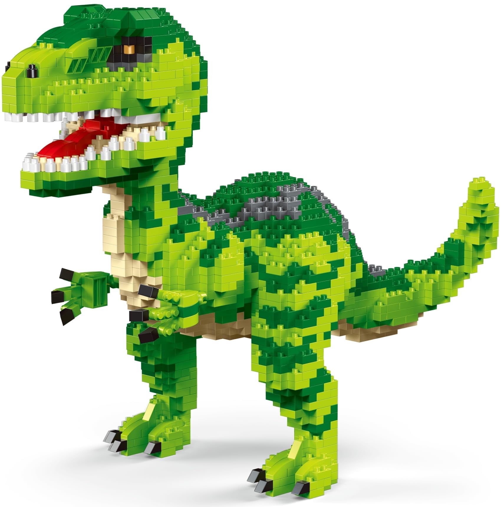 Yerloa Dinosaur Toys for Boys Age 8-12, 343 Pcs Dino Building Kit with Remote Control, STEM Projects Building Blocks Sets, Jurassic Building Kits for Kids 6 7 8 9 10 11 12 + Year Old, Birthday Gifts - Image 10