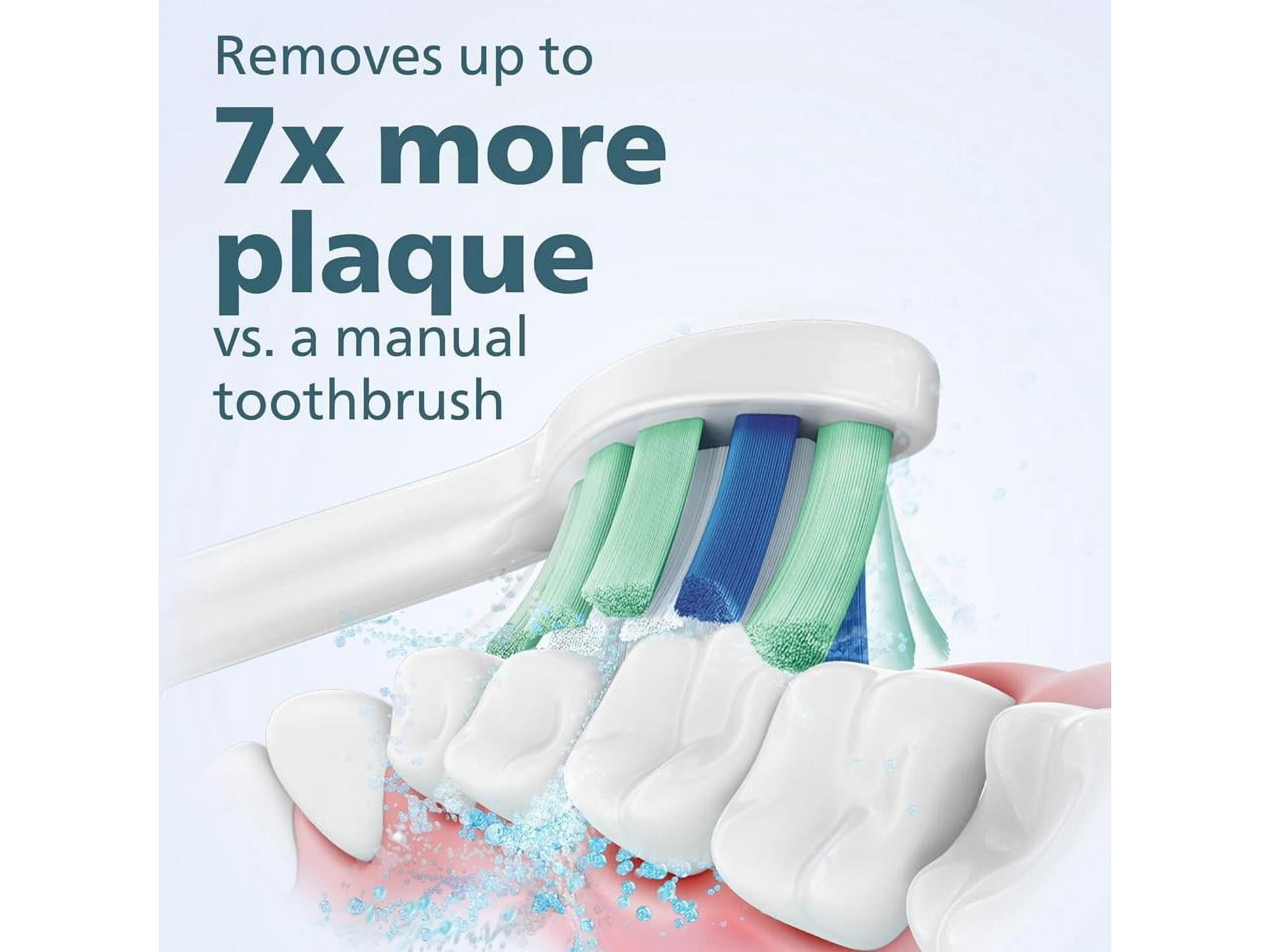 Philips Sonicare 4100 Power Toothbrush, Rechargeable Electric Toothbrush with Pressure Sensor, White (HX3681/23) - Image 4