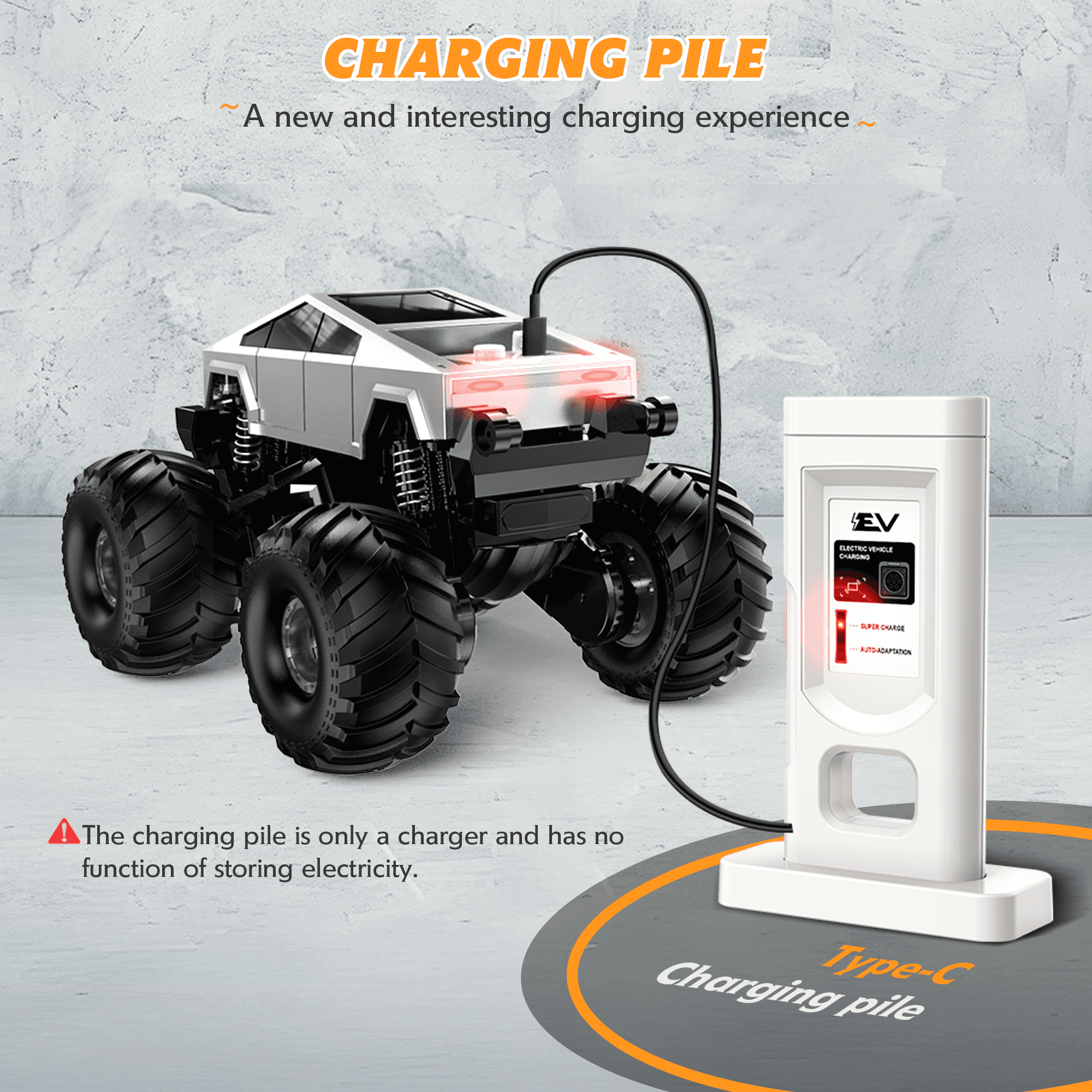 UUGEE Remote Control Car,2.4GHz Amphibious RC Stunt Car Toys, 4WD 1:16 RC Monster Truck for All Terrain, Boys Gifts for Kids Christmas Birthday Gifts for Kids Age 8 9 10+ - Image 3