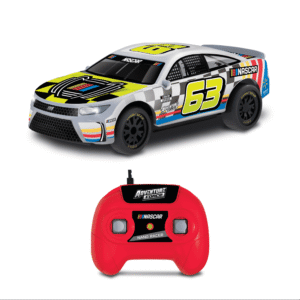 Adventure Force (1:64) Radio Control NASCAR Nano Racer Silver Stock Car, WR564C22V-SV, Child