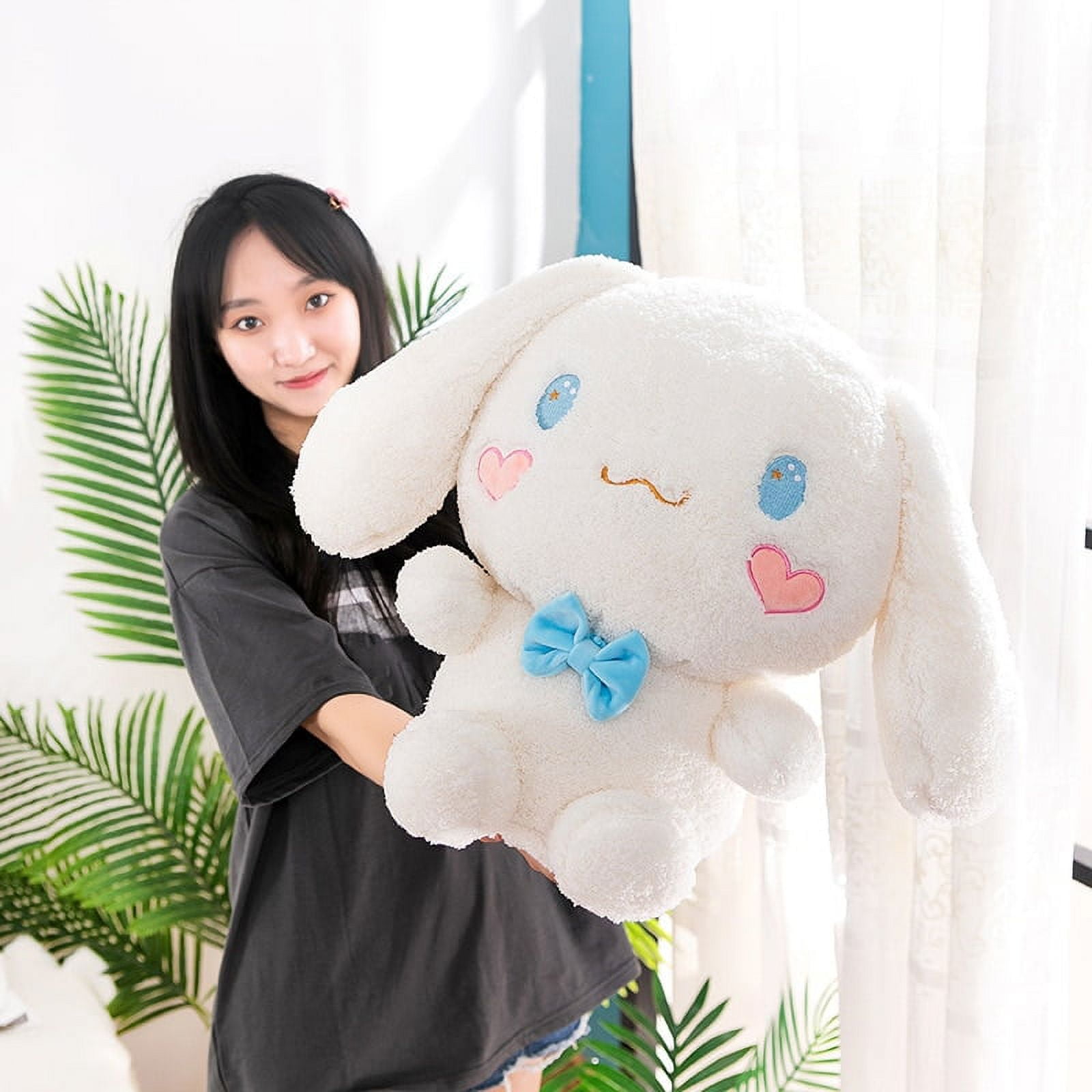 Anime Kawaii Cinnamoroll Plush Toys Pillow Action Figure Stuffed Animal Comfort Soft Doll Children Toys - Image 4