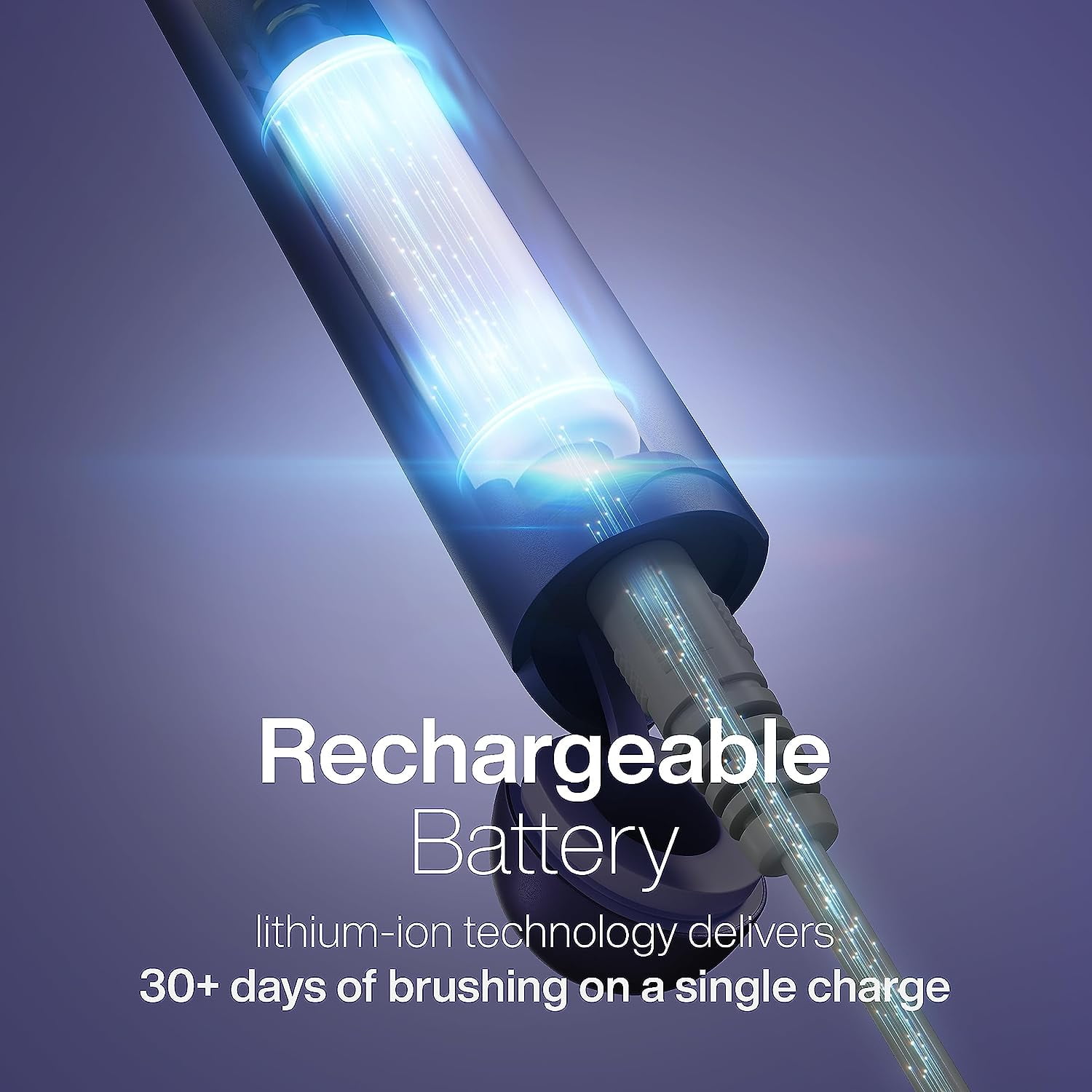 AquaSonic Icon Slim Electric Toothbrush - For Adults and Kids, Magnetic Holder, Travel Case, Rechargeable (Navy) - Image 17