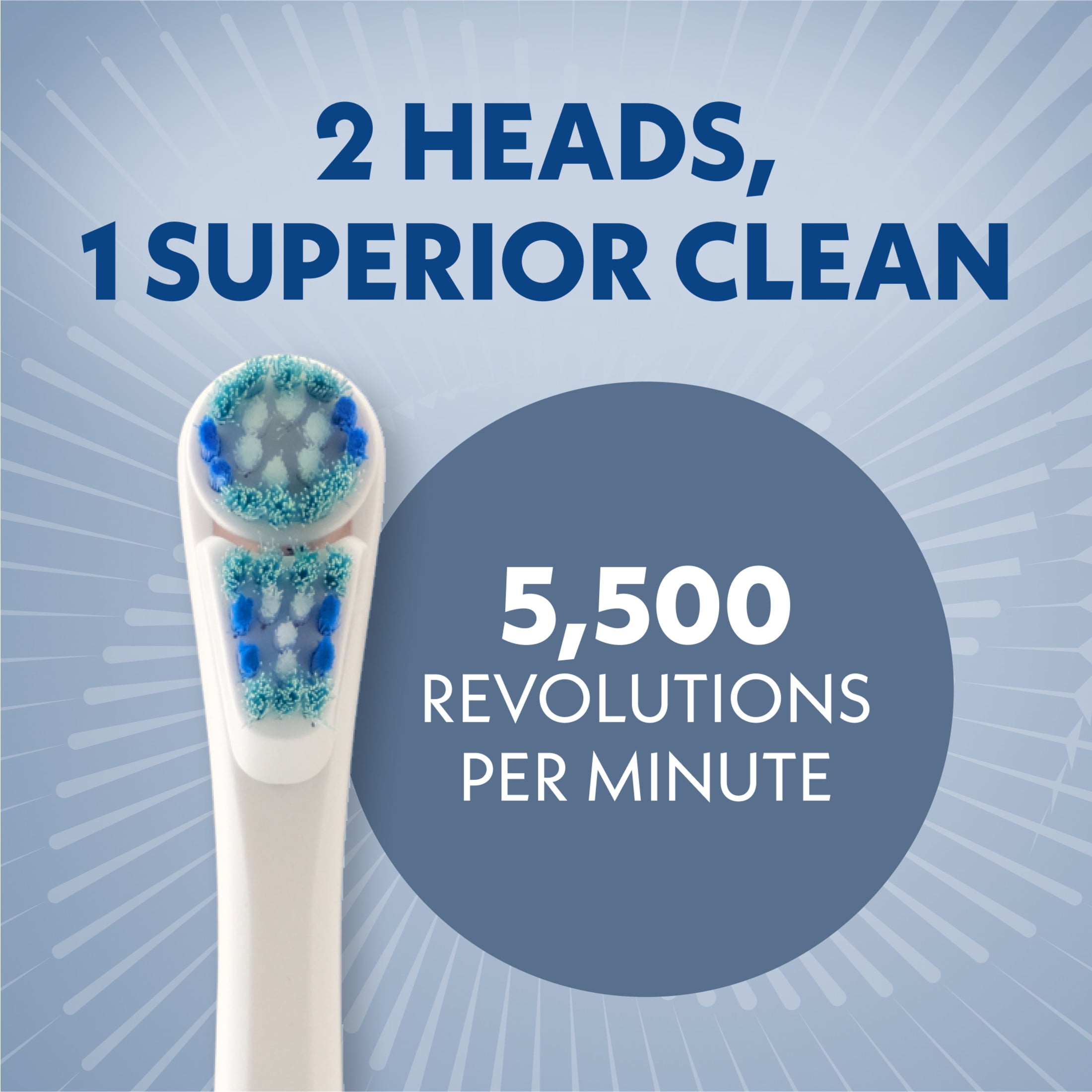 Spinbrush Smart Clean Battery Powered Electric Toothbrush, Soft Bristles, Midnight Blue - Image 10