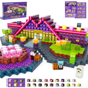 188PCS  Magnetic Blocks  Building Set for Boys & Girls Age 3-5 6-8, Sensory Toys for Toddlers Easter Birthday Gifts for 3+ Years Old Girls Boys